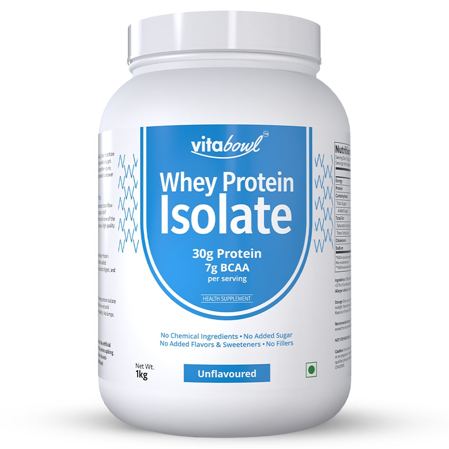 Raw Whey Protein Isolate 100% Pure, Unsweetened & Unflavoured