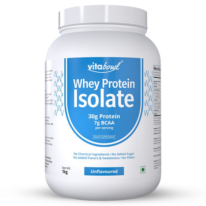 Raw Whey Protein Isolate 100% Pure, Unsweetened & Unflavoured