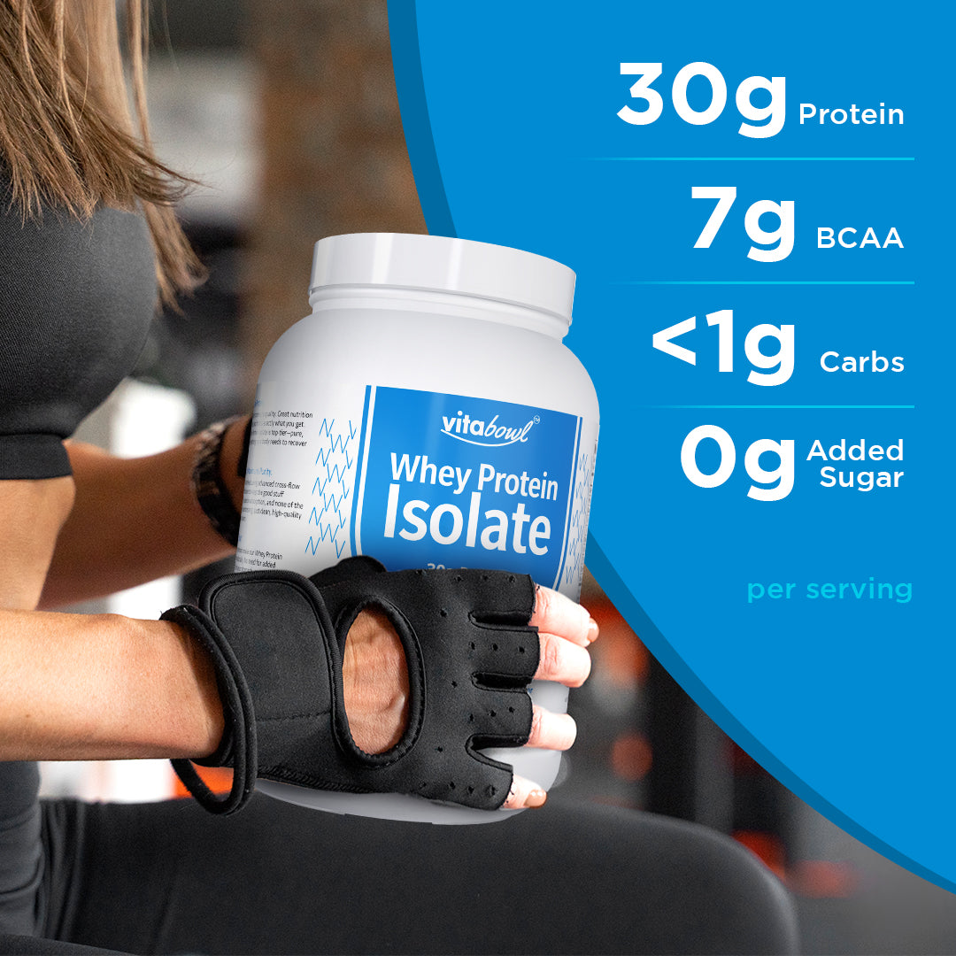 Raw Whey Protein Isolate 100% Pure, Unsweetened & Unflavoured