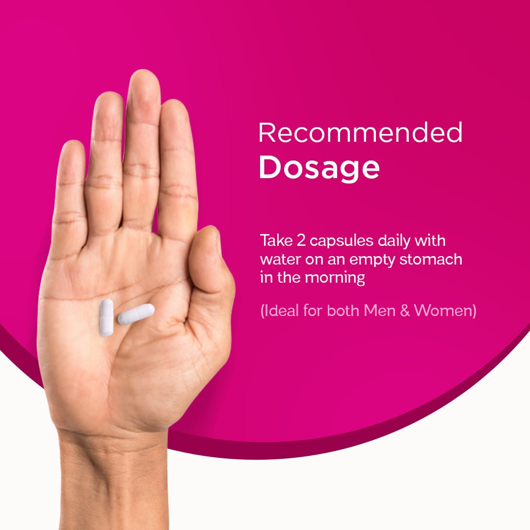 Apple Cider Vinegar Complex+ Capsules with Pre & Probiotic, Helps in Weight Management & Boosts Gut Health - 60 Veg Capsules - Vitabowl